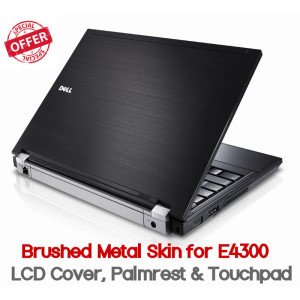 Dell Latitude E4300 Brushed Metal Skins