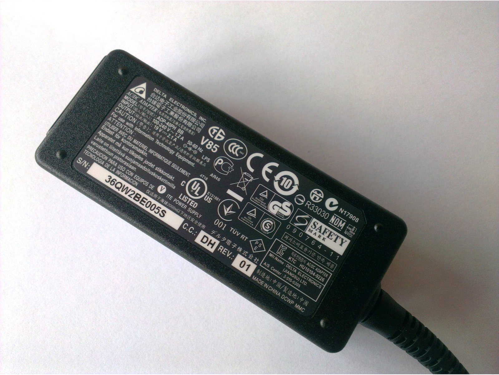 Asus 19V 2.1A 40W NetBook Charger - Next Day Delivery