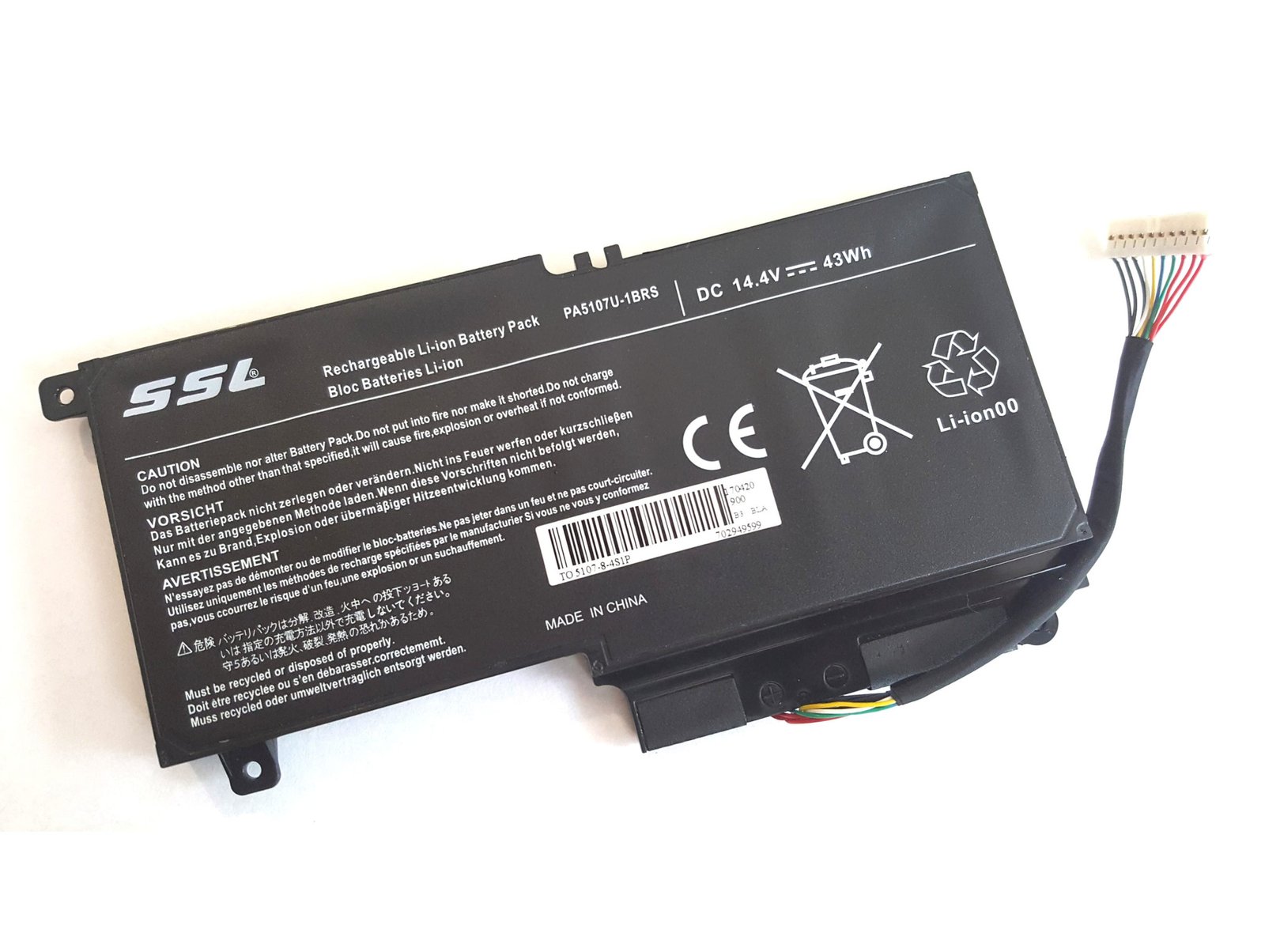 Toshiba P000617510 Replacement Laptop Battery - Next Day Delivery