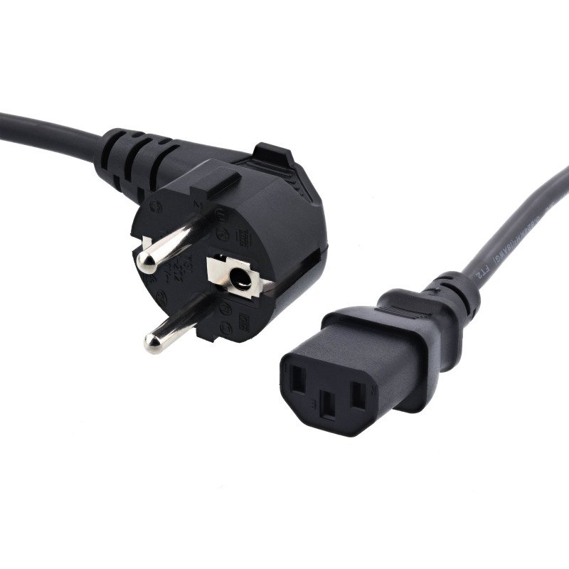 Euro Plug to C13 Kettle PC Power Cord - Next Day Delivery Euro Plug to C13 Kettle PC Power Cord - Next Day Delivery