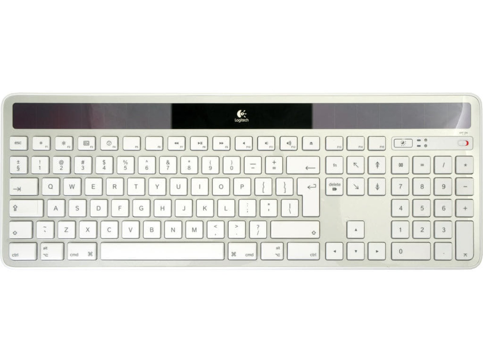 Logitech K750 Wireless Solar Keyboard for Mac - Next Day Delivery Logitech K750 Wireless Solar Keyboard for Mac - Next Day Delivery