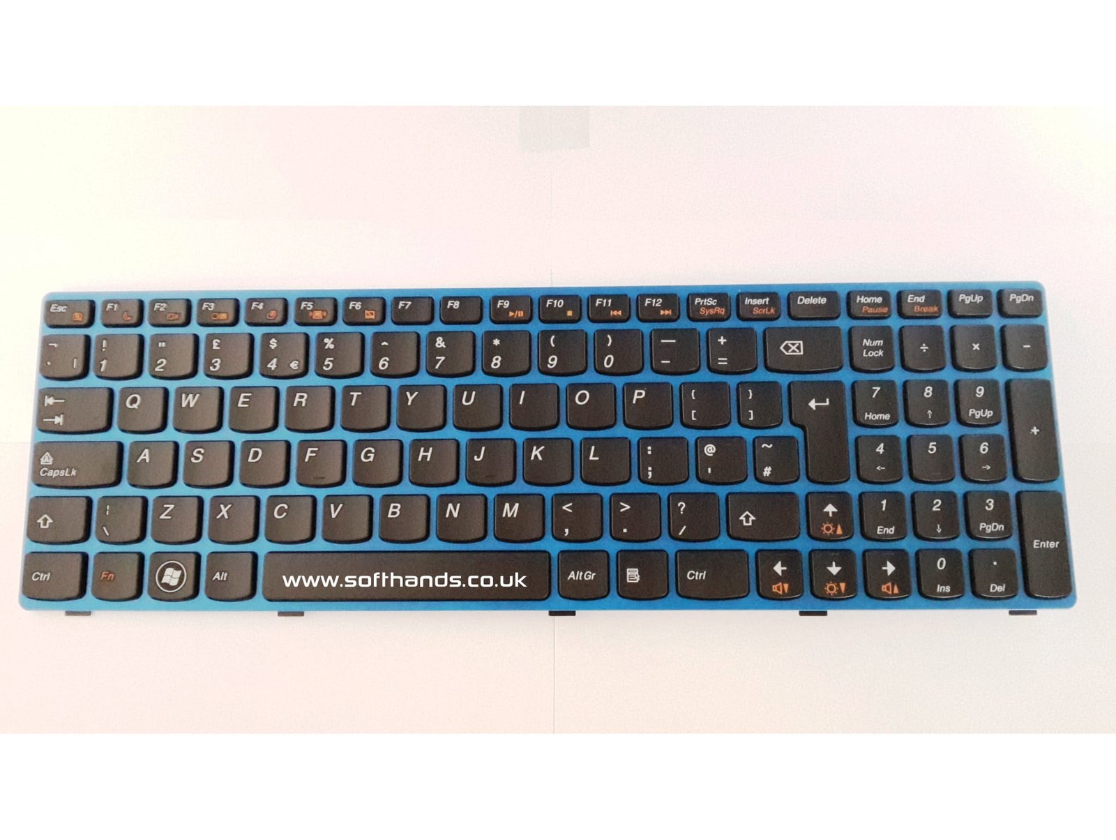 Lenovo G570 V570 Z570 Y570 B575 UK Blue Keyboard - Next Day Delivery