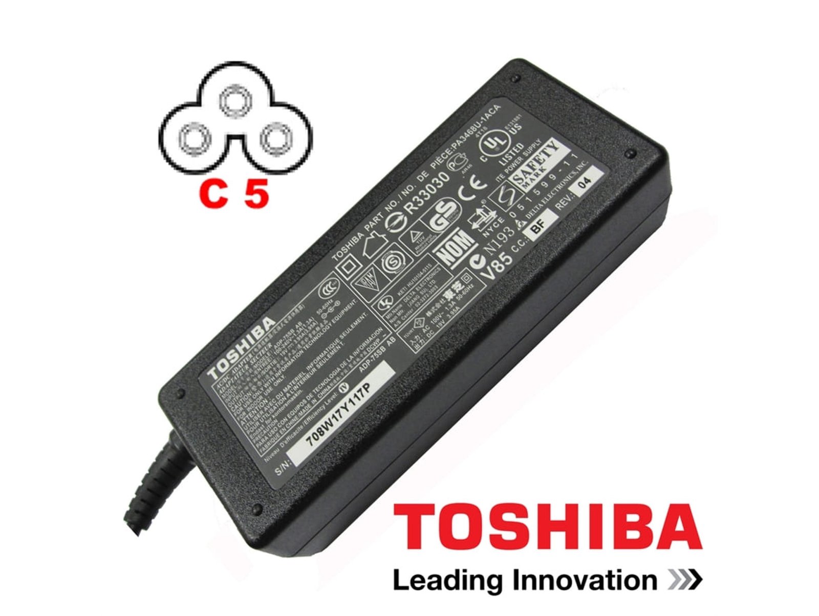 Toshiba PA3468U-1ACA Genuine Laptop Charger - Next Day Delivery Toshiba PA3468U-1ACA Genuine Laptop Charger - Next Day Delivery