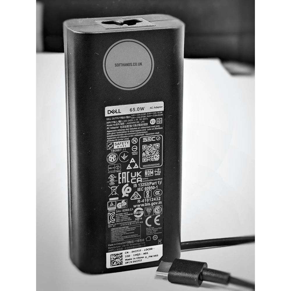 Dell 2WDR5 65W USB-C Adapter - Next Day Delivery