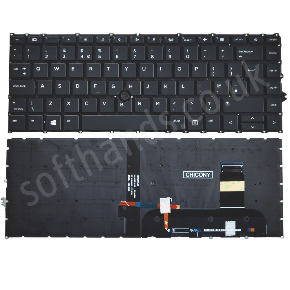 HP EliteBook 840 G7 G8 Backlit UK Keyboard | Next Day Delivery
