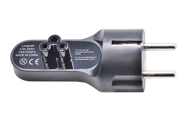 Longwell CEE7003PA C5 Angled Connector European Plug - Next Day Delivery