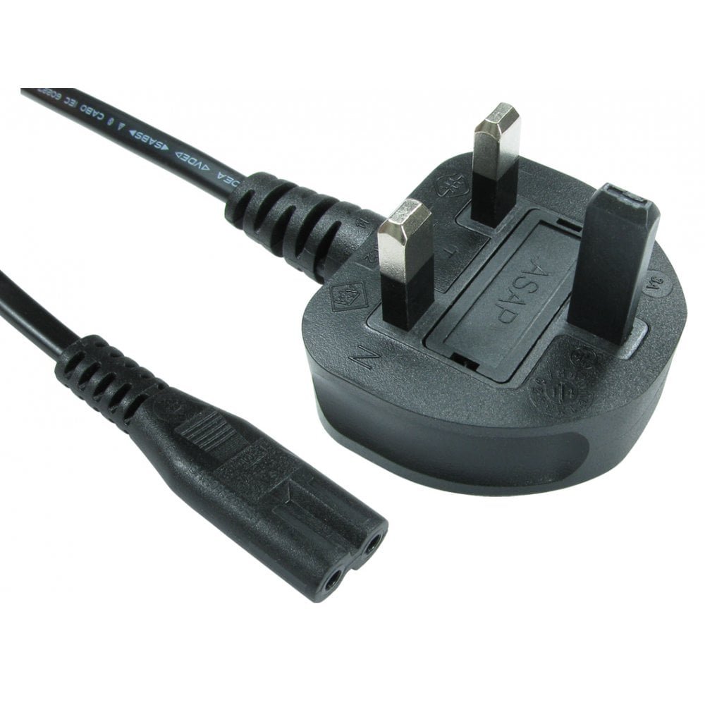 Figure 8 C7 Power Cable with UK Plug - Next Day Delivery
