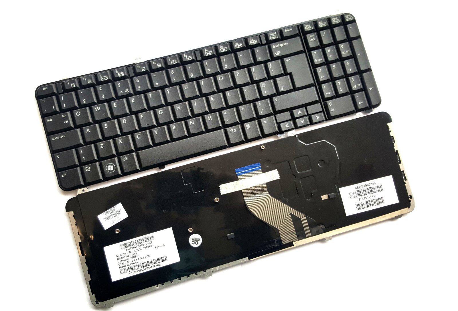 HP DV6-1000 DV6-2000 UK Keyboard - Next Day Delivery